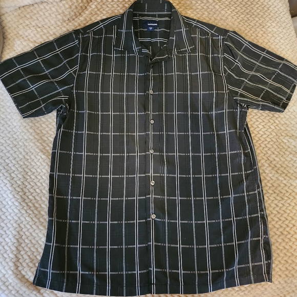Basic Editions Mens Button Down - Picture 1 of 3